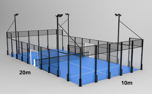 Kort  20 x 10 metre